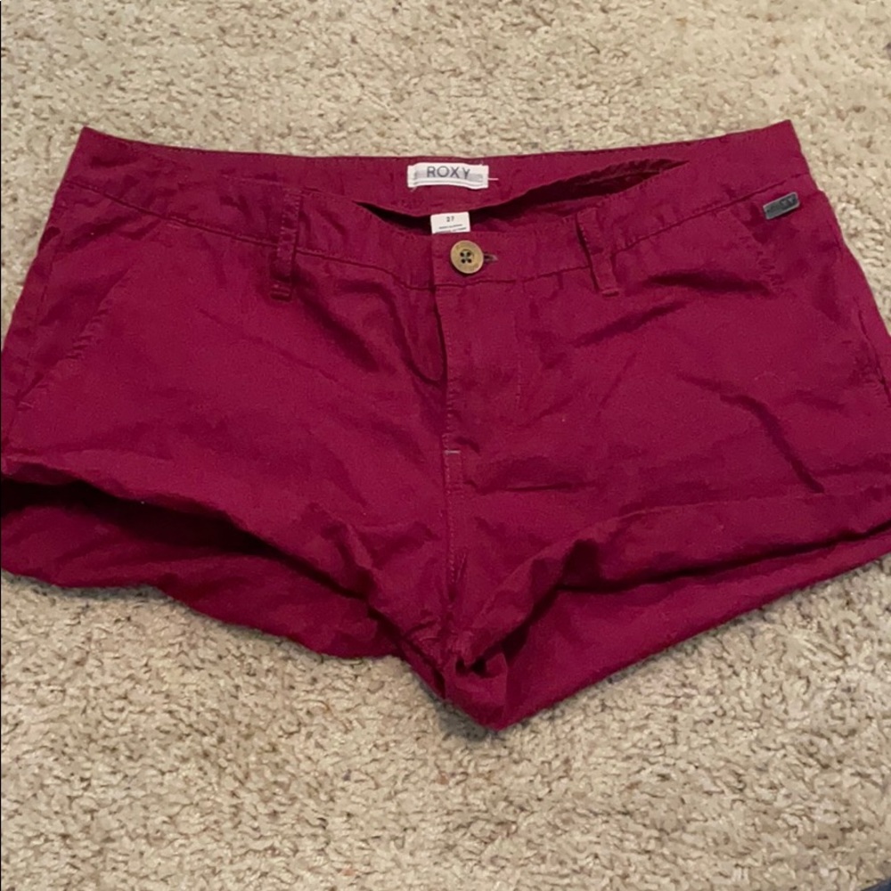 Roxy Burgundy Shorts